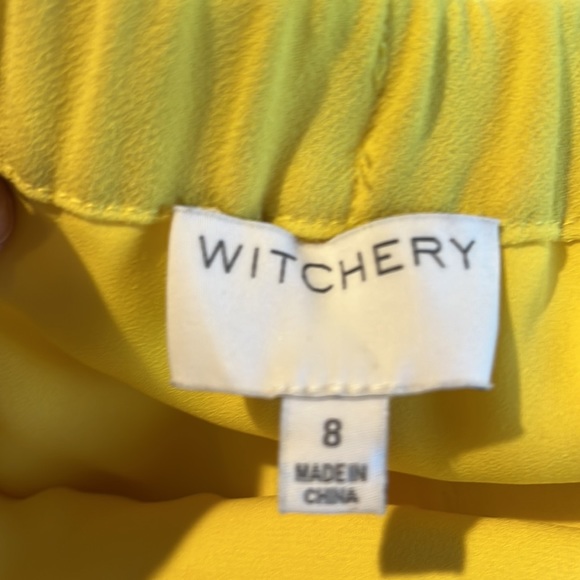 Witchery yellow off the shoulder long gown - Picture 7 of 9